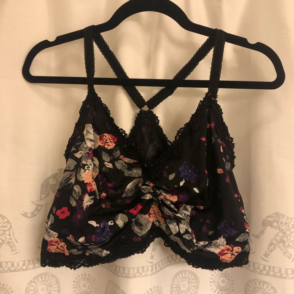 Silky Floral Racerback Torrid Bralette